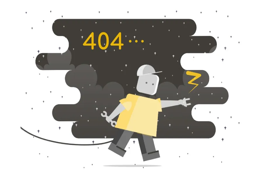 خطای 404 - page not found