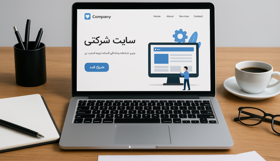 راهنمای کامل طراحی سایت شرکتی؛ از ایده تا اجرای موفق